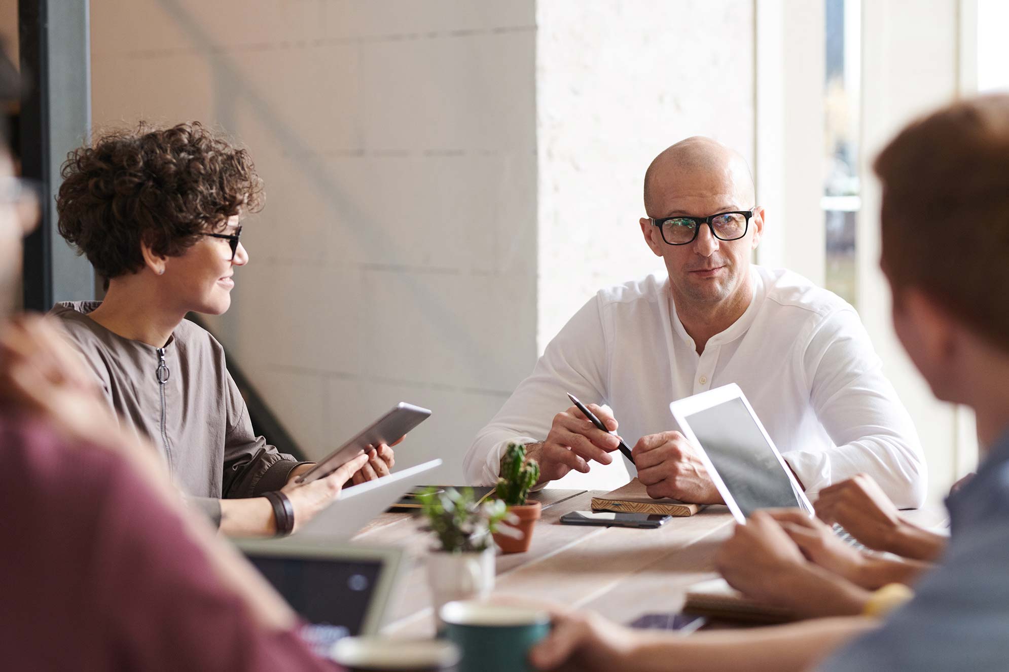 Marketing Team Team working